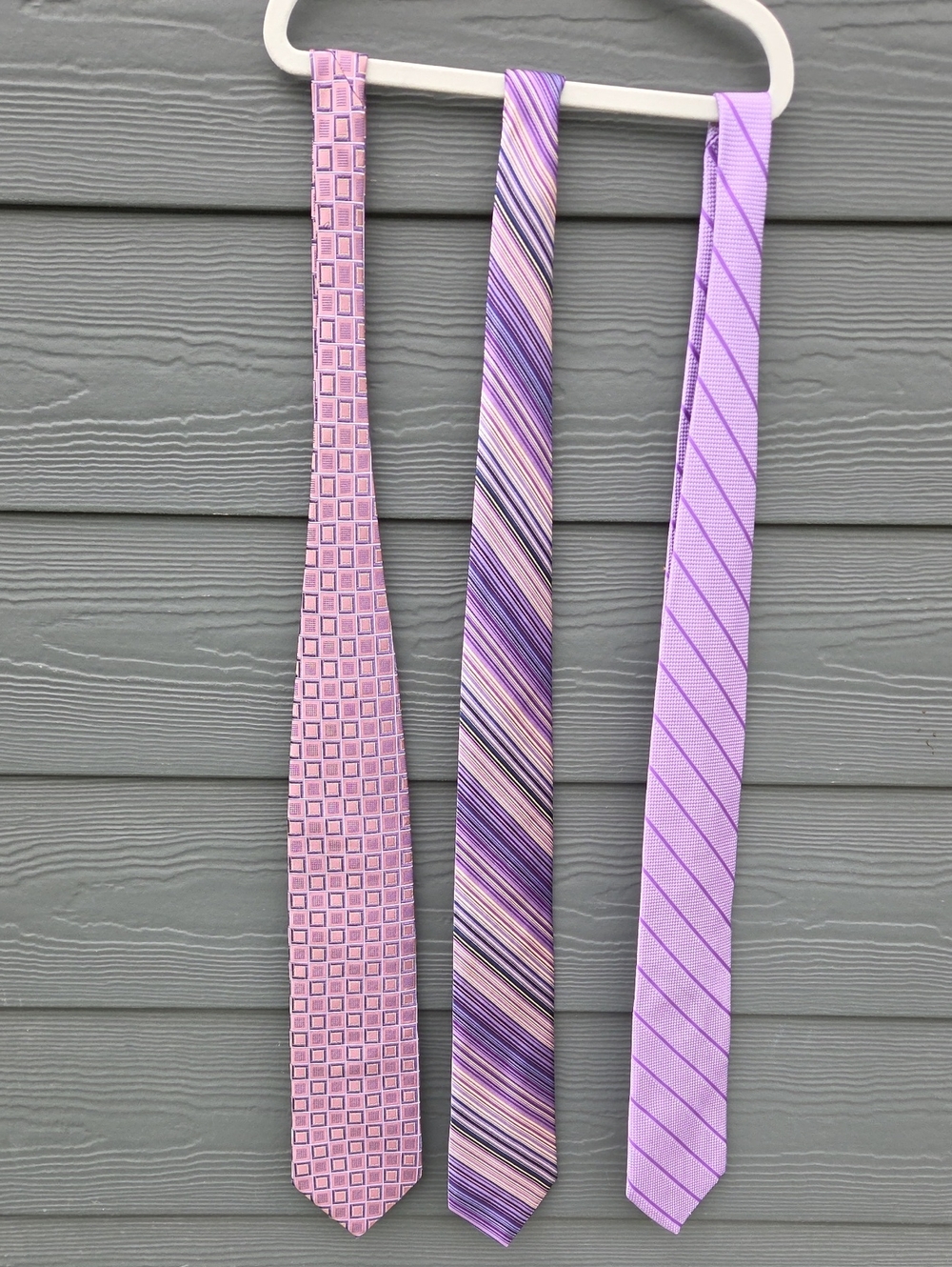 Silk Men's Purple Patterned Ties
